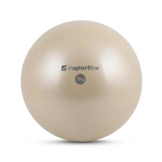 Joga lopta inSPORTline Yoga Ball 2 kg - béžová