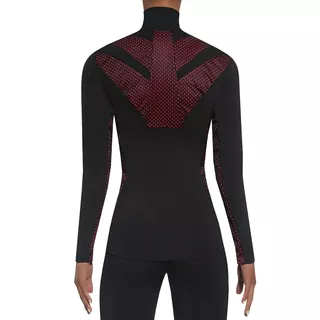 Dámska športová mikina BAS BLACK Inspire Blouse - čierno-ružová