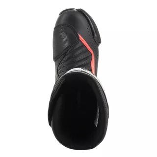 Moto topánky Alpinestars S-MX 6 čierna/šedá/červená fluo - čierna/šedá/červená fluo