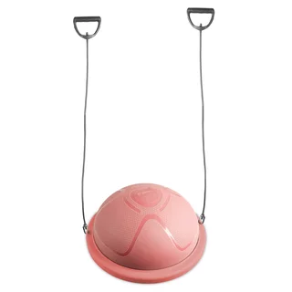 Balančná podložka inSPORTline Dome Compact s gumovými expandermi - ružová