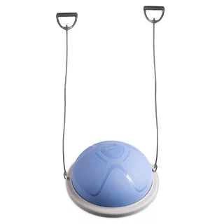 Balančná podložka inSPORTline Dome Compact s gumovými expandermi - šedo-modrá
