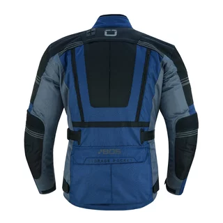 Pánska touringová moto bunda BOS Maximum - Gray
