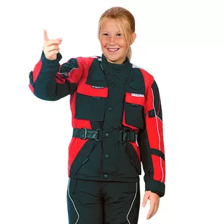 Detská moto bunda ROLEFF Kids - modro-čierna