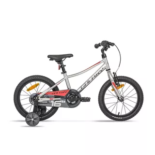 Detský bicykel Galaxy Mira 16" 9.0 - strieborná