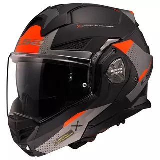 Preklápacia moto prilba LS2 FF901 Advant X Oblivion Matt Black Titanium P/J