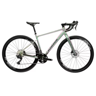 Gravel bicykel Kross Esker 6.0 28" - model 2026 - chameleón/chameleón/čierna/mat/lesk