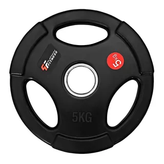 Pogumované olympijské závažie Platinum Fitness 5 kg