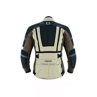 Pánska touringová moto bunda BOS Maximum - Gray