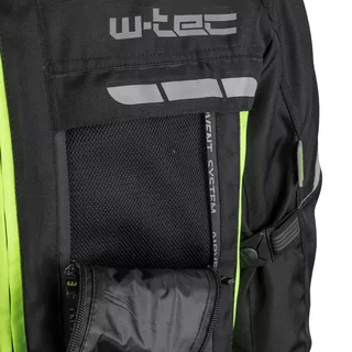 Moto bunda W-TEC Gelnair - 2.akosť - čierno-zelená