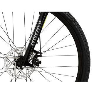 Dámsky crossový bicykel Kross EVADO 3.0 28" - model 2025 - šedá / zelená / lesk