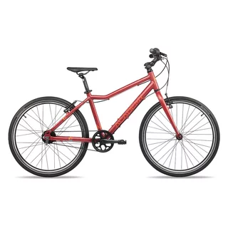Ultra ľahký juniorský bicykel Academy Grade 5 Belt 24" • 130-145 cm • 9,5 kg - červená