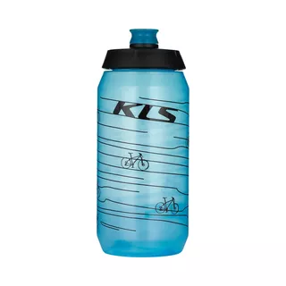 Cyklo fľaša Kellys Kolibri 0,55l - Pink - Transparent Blue