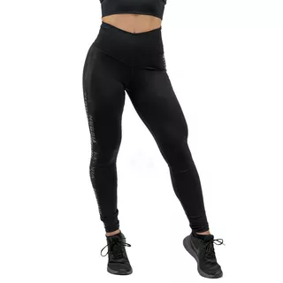 Dámske legíny s vysokým pásom Nebbia INTENSE Iconic 834 - Black/Gold