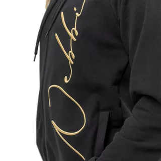 Dámska športová mikina s kapucňou Nebbia INTENSE Signature 845 - Black