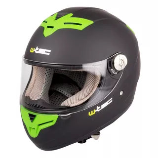 Moto prilba W-TEC V105 - M (57-58) - čierno-zelená