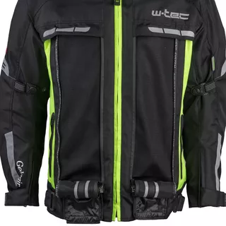 Moto bunda W-TEC Gelnair - 2.akosť - čierno-zelená