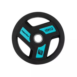 Pogumovaný olympijský kotúč inSPORTline Herk OL 15kg 50 mm