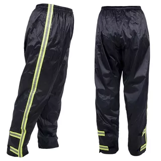 Pršiplášťové moto nohavice W-TEC Rainy - čierno-žltá