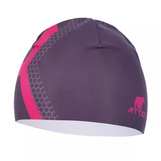 Športová čiapka Attiq Lycra Thermo - Vertical Blue - Vertical Pink