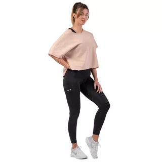 Dámske legíny s vysokým pásom Nebbia Active 402 - Pink