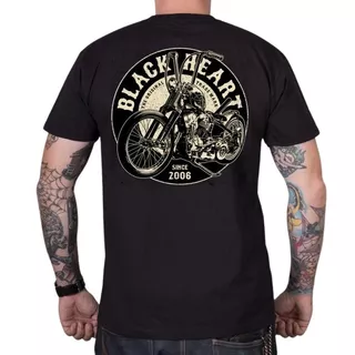 Tričko BLACK HEART Chopper King - čierna