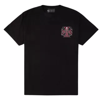 Tričko BLACK HEART Heart Cross