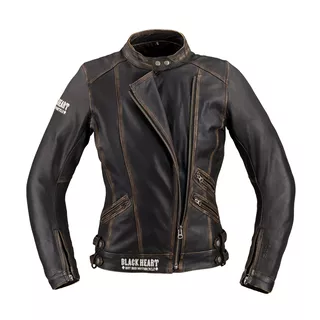 Dámska kožená moto bunda W-TEC Black Heart Lizza - 2.akosť