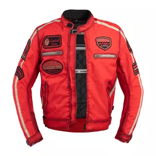 Pánska textilná bunda W-TEC Patriot Red - červená