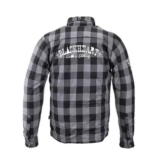 Flanelová košela W-TEC Black Heart Reginald s aramidom - šedo-čierna