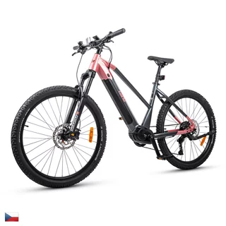 Dámsky horský elektrobicykel inSPORTline ISL Asuki 630 Wh 27,5" - model 2025 - Aqua Blue - Marine Rose