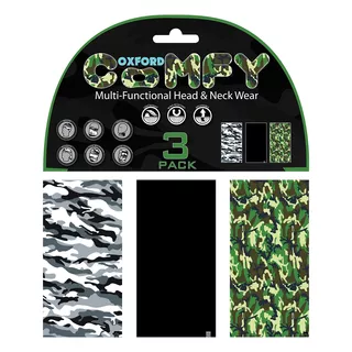 Univerzálny multifunkčný nákrčník Oxford Comfy 3-pack - camo