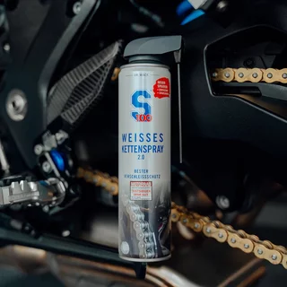 Mazivo na reťaze S100 White Chain Spray 2.0 400 ml s aplikátorom