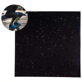 Záťažová podložka inSPORTline Proteko II 50x50x1,5 cm - čierno-šedá - čierno-šedá