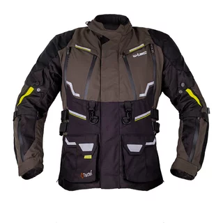 Moto bunda W-TEC Daimick - čierno-šedá