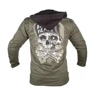 Pánska bunda W-TEC Black Heart Khaki Jacket s aramidom - 2.akosť - Garage Built