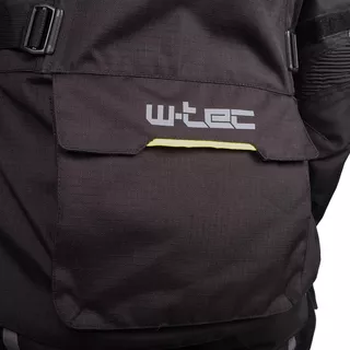 Dámska touringová moto bunda W-TEC Smackton Lady - šedo-oranžová