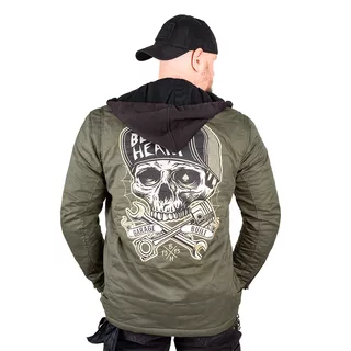 Pánska bunda W-TEC Black Heart Khaki Jacket s aramidom - 2.akosť - Garage Built
