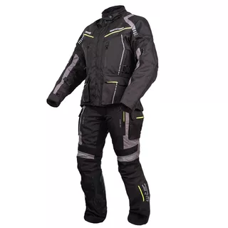 Dámske moto nohavice W-TEC Smackton Lady - šedo-oranžová