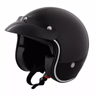 Moto prilba W-TEC YM-629SV so slnečnou clonou - čierna- lesk - čierna- lesk