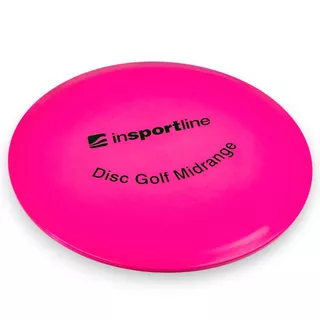 Lietajúci tanier na discgolf inSPORTline Midrange - zelená - ružová