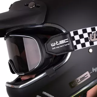 Retro okuliare W-TEC Chesster - čierna