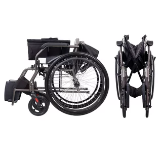 Mechanický skladací invalidný vozík inSPORTline Jakesully odľahčený