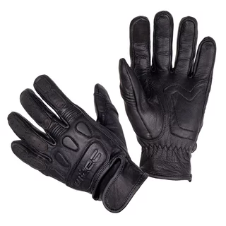 Kožené moto rukavice W-TEC Cherton II - čierna