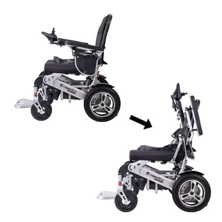 Elektrický invalidný vozík inSPORTline Hawkie Basic II 500W - strieborná