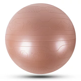 Gymnastická lopta inSPORTline Stretch Ball 75 cm - mocca mousse