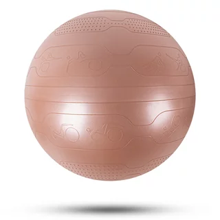 Gymnastická lopta inSPORTline Stretch Ball 55 cm - mocca mousse