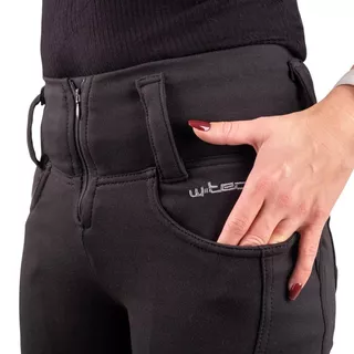 Dámske moto legíny W-TEC Nombutta s aramidom - 2.akosť - čierna