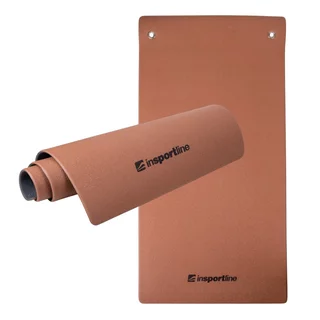Podložka na cvičenie inSPORTline Aero Advance 120x60x0,9 cm - čierno-šedá - mocha mousse-šedá