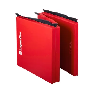 Skladacia gymnastická žinenka inSPORTline Trifold 180x60x5 cm - hnedá