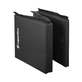 Skladacia gymnastická žinenka inSPORTline Trifold 180x60x5 cm - hnedá